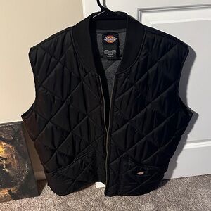 Dickies Black Quilted Vest